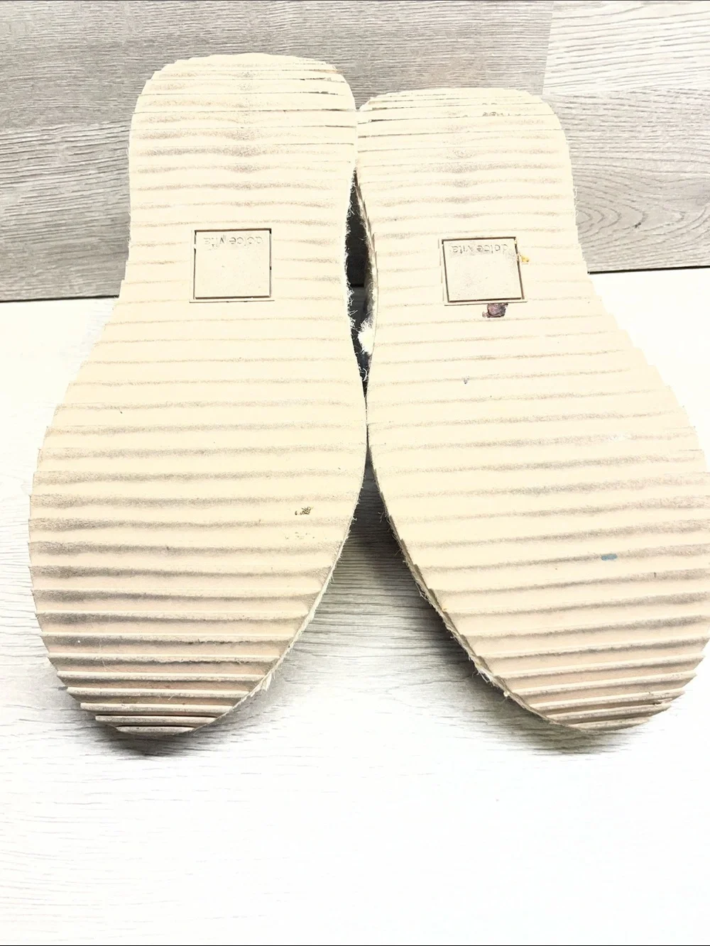 Dolce Vita Men's Cream Espadrille-Style Platform Sneakers #1066